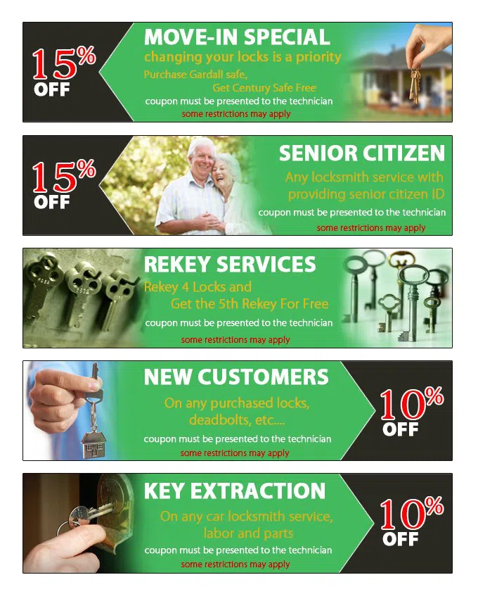 Lock Safe Services Portland, OR 503-716-1478 - coupon23-set-five